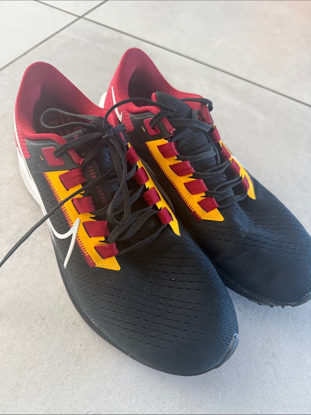 Nike Men’s  USC Running Shoes - Black/Red/Yellow